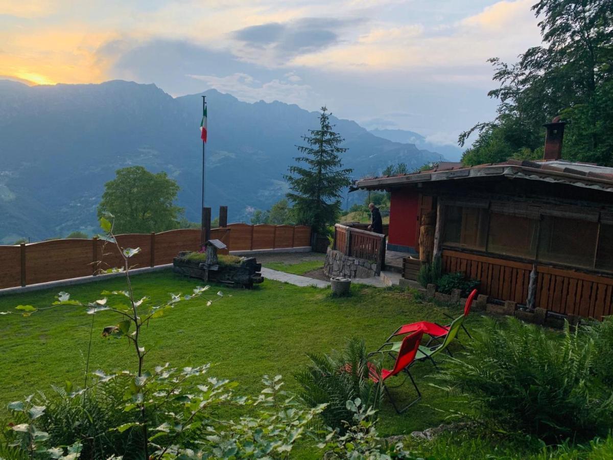 Dossena Splendido Chalet Di Montagna Immerso Nella Natura Madonna della Costa Ngoại thất bức ảnh